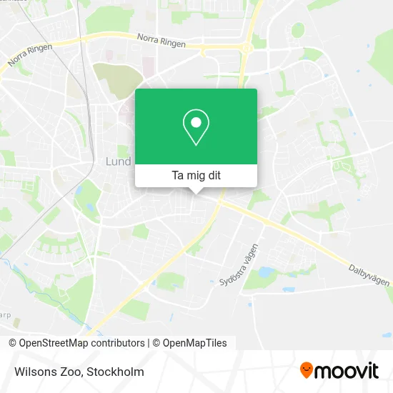 Wilsons Zoo karta