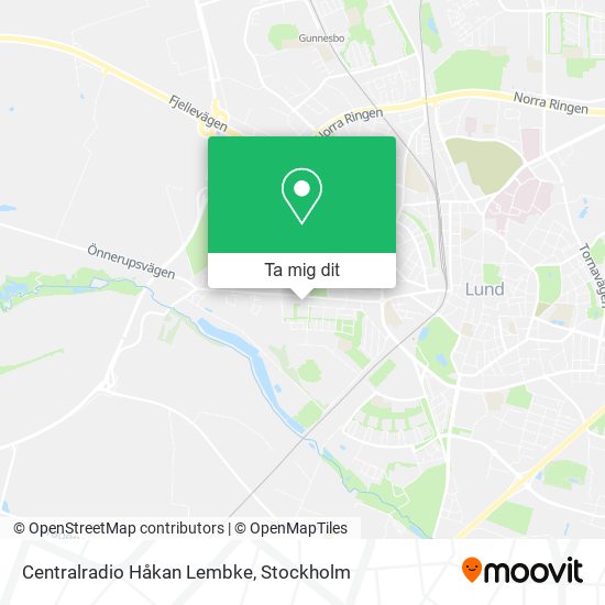 Centralradio Håkan Lembke karta