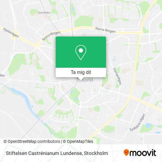 Stiftelsen Castrénianum Lundense karta