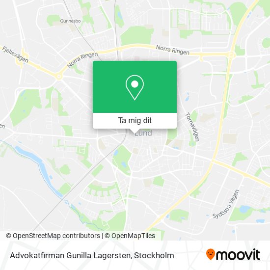 Advokatfirman Gunilla Lagersten karta
