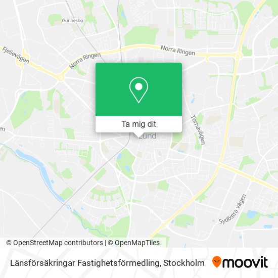 Länsförsäkringar Fastighetsförmedling karta