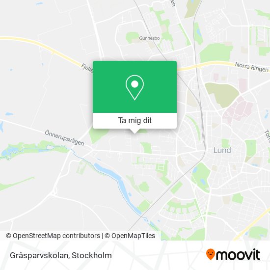 Gråsparvskolan karta