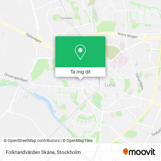 Folktandvården Skåne karta