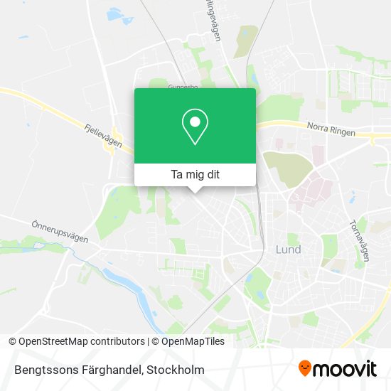 Bengtssons Färghandel karta