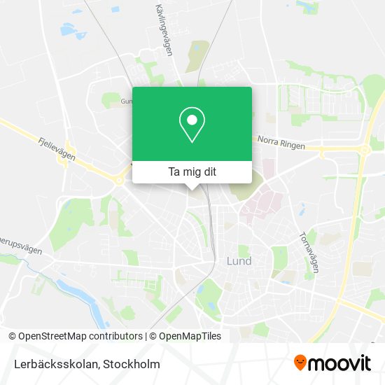 Lerbäcksskolan karta
