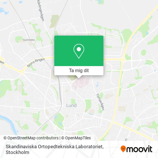 Skandinaviska Ortopedtekniska Laboratoriet karta
