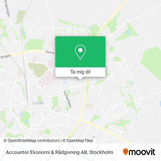 Accountor Ekonomi & Rådgivning AB karta