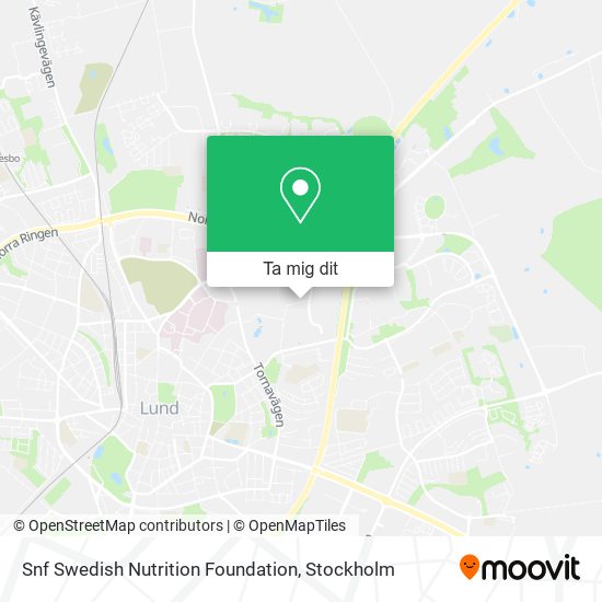 Snf Swedish Nutrition Foundation karta
