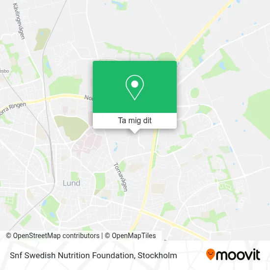 Snf Swedish Nutrition Foundation karta
