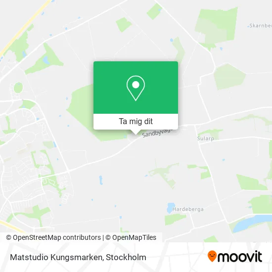 Matstudio Kungsmarken karta