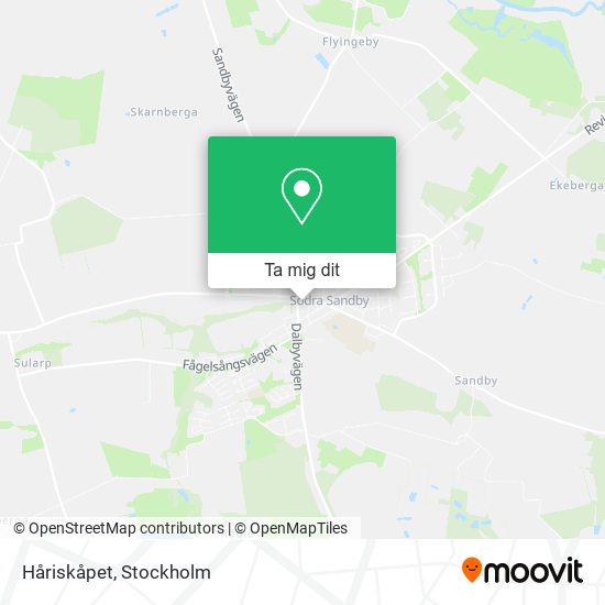 Håriskåpet karta