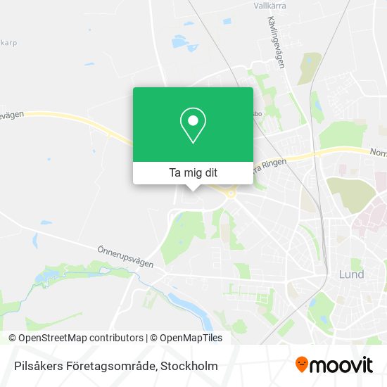 Pilsåkers Företagsområde karta
