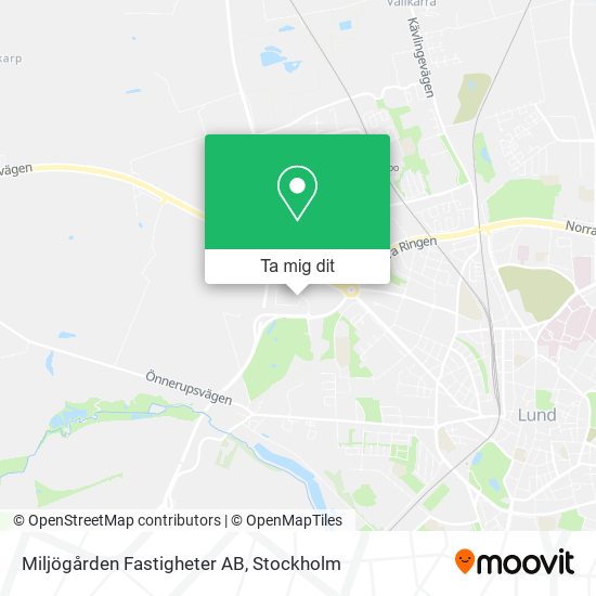 Miljögården Fastigheter AB karta