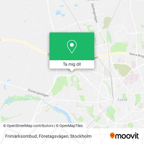 Frimärksombud, Företagsvägen karta