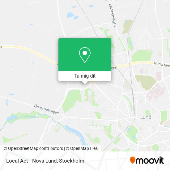 Local Act - Nova Lund karta