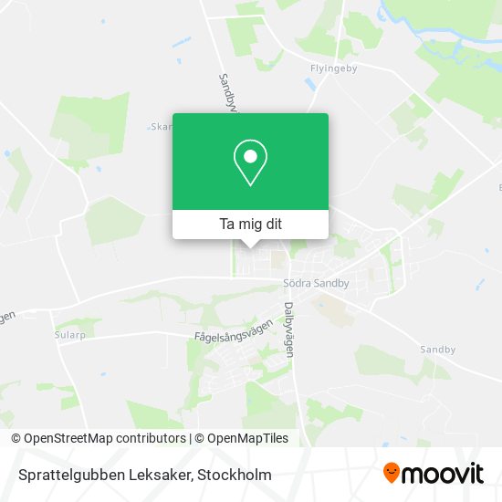 Sprattelgubben Leksaker karta