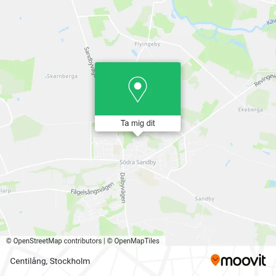 Centilång karta
