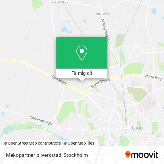 Mekopartner bilverkstad karta