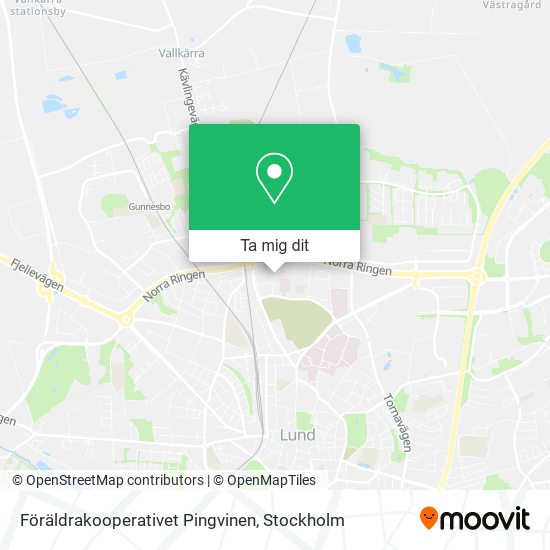Föräldrakooperativet Pingvinen karta