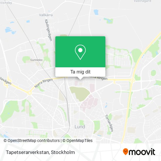 Tapetserarverkstan karta
