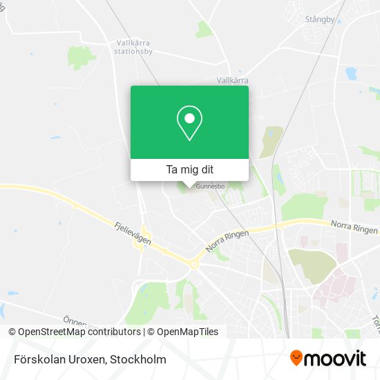 Förskolan Uroxen karta