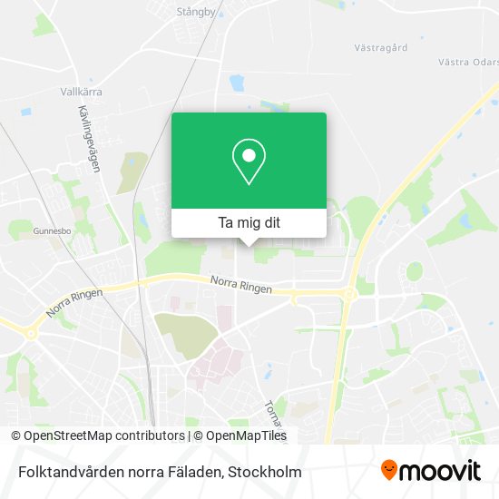 Folktandvården norra Fäladen karta