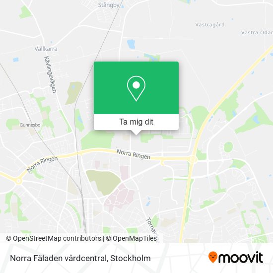 Norra Fäladen vårdcentral karta