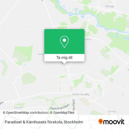 Paradiset & Kärnhusets förskola karta