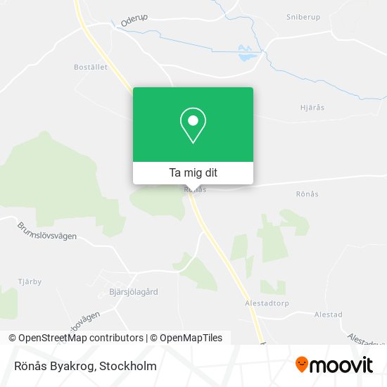 Rönås Byakrog karta