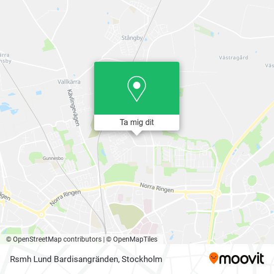 Rsmh Lund Bardisangränden karta