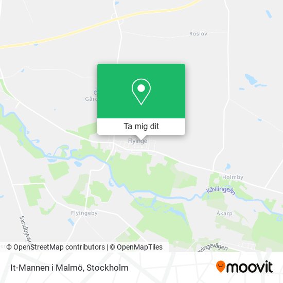 It-Mannen i Malmö karta