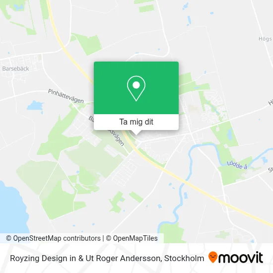 Royzing Design in & Ut Roger Andersson karta