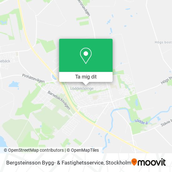 Bergsteinsson Bygg- & Fastighetsservice karta