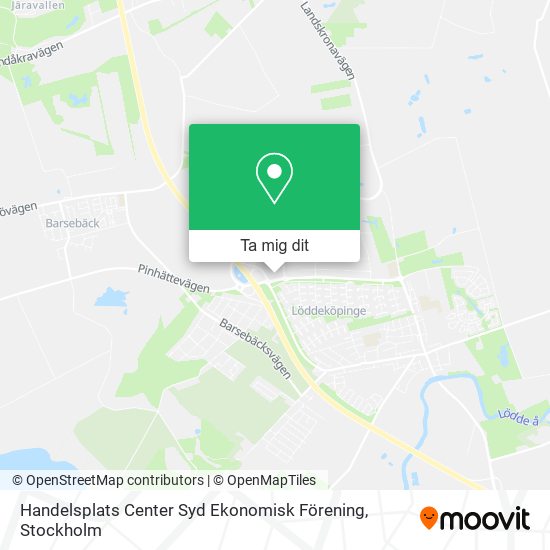 Handelsplats Center Syd Ekonomisk Förening karta
