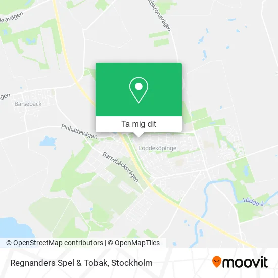 Regnanders Spel & Tobak karta