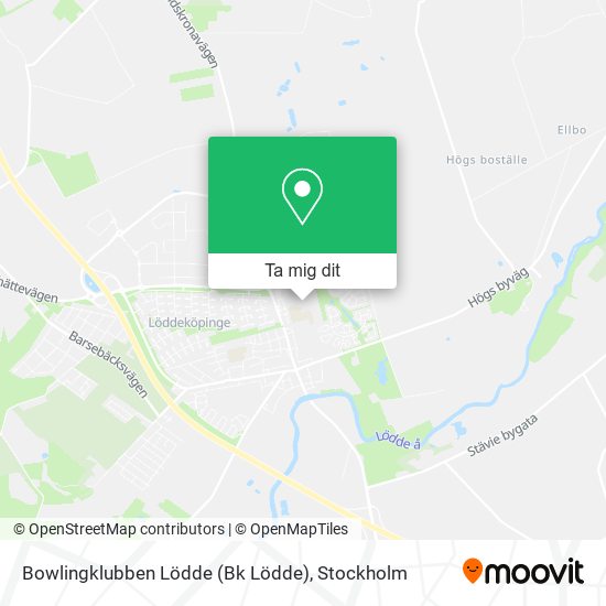 Bowlingklubben Lödde (Bk Lödde) karta