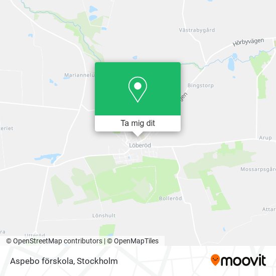 Aspebo förskola karta