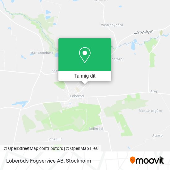 Löberöds Fogservice AB karta