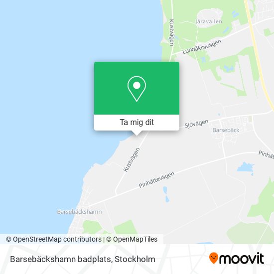 Barsebäckshamn badplats karta