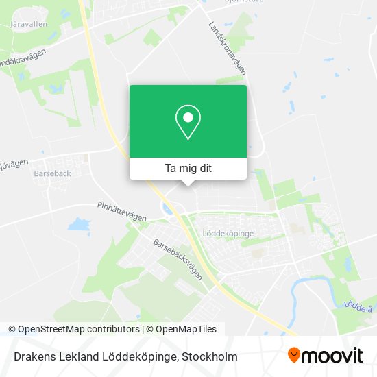 Drakens Lekland Löddeköpinge karta