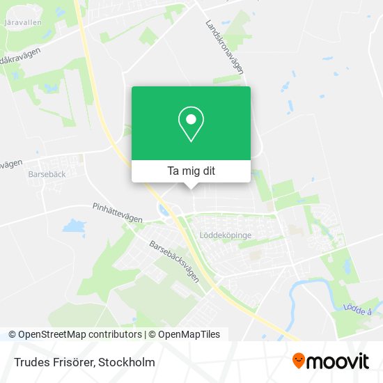 Trudes Frisörer karta