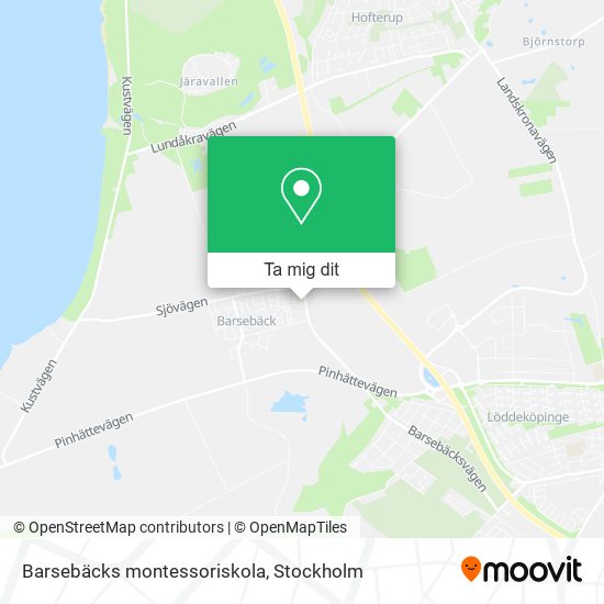 Barsebäcks montessoriskola karta