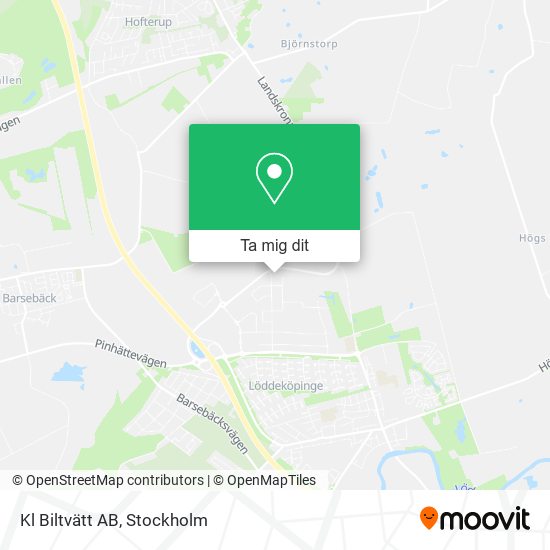 Kl Biltvätt AB karta