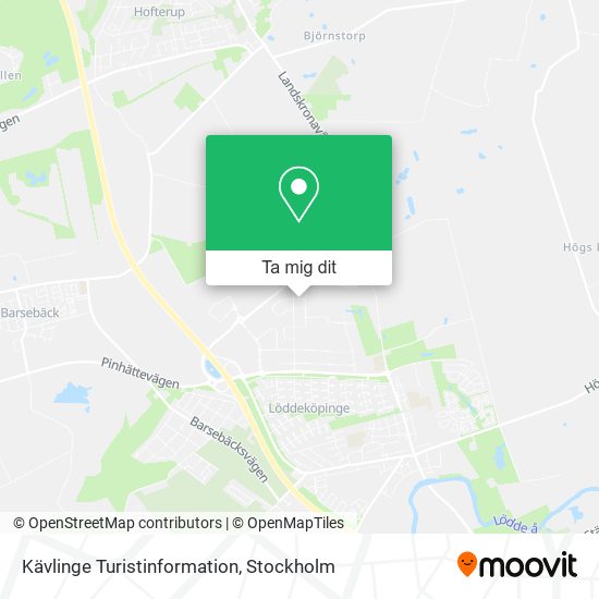 Kävlinge Turistinformation karta