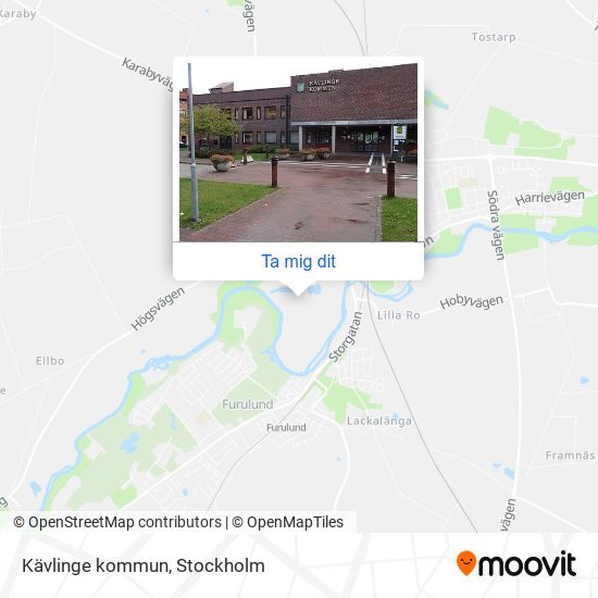 Kävlinge kommun karta