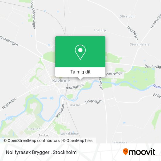 Nollfyrasex Bryggeri karta