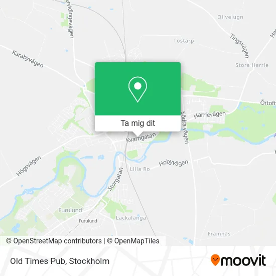 Old Times Pub karta