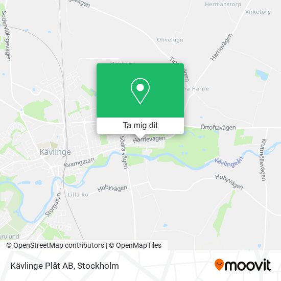 Kävlinge Plåt AB karta