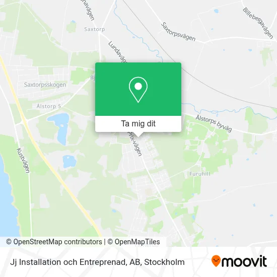 Jj Installation och Entreprenad, AB karta