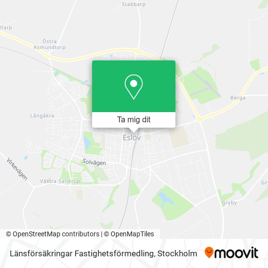 Länsförsäkringar Fastighetsförmedling karta